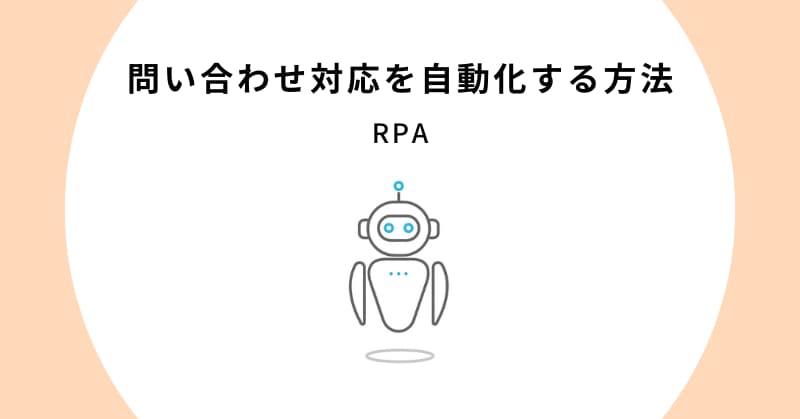 問い合わせ 対応 自動化