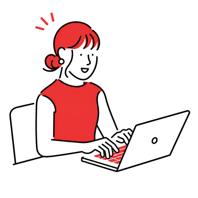 売上入力のイメージイラスト